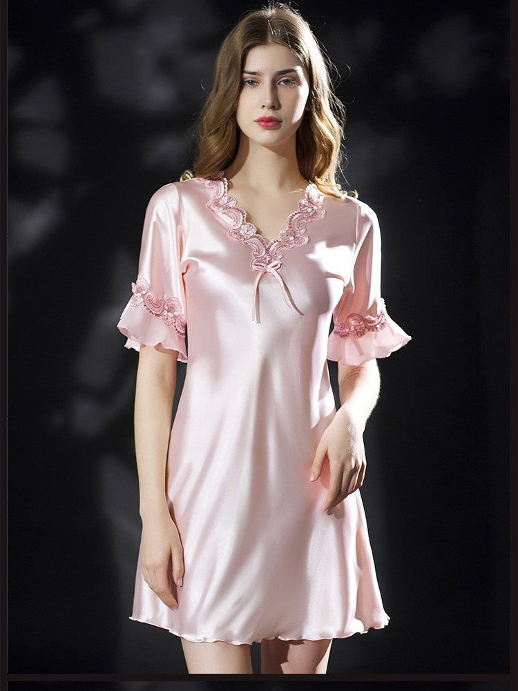 Camisola feminina de cetim