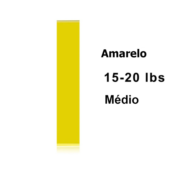 Fita Elástica de Resistência para Exercícios Físicos