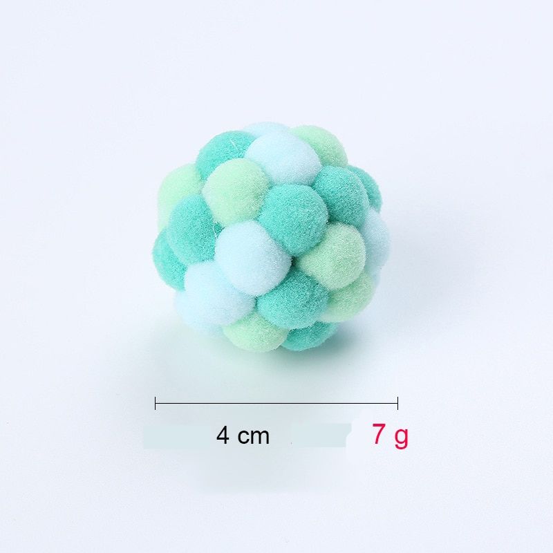 Bola de pelúcia interativa para gatos