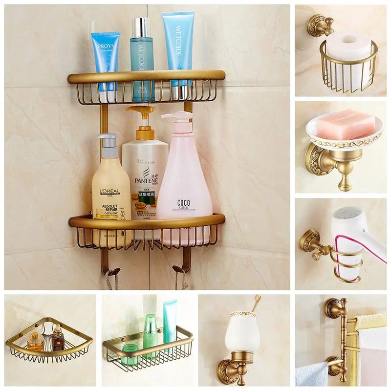Acessórios luxuosos de banheiro