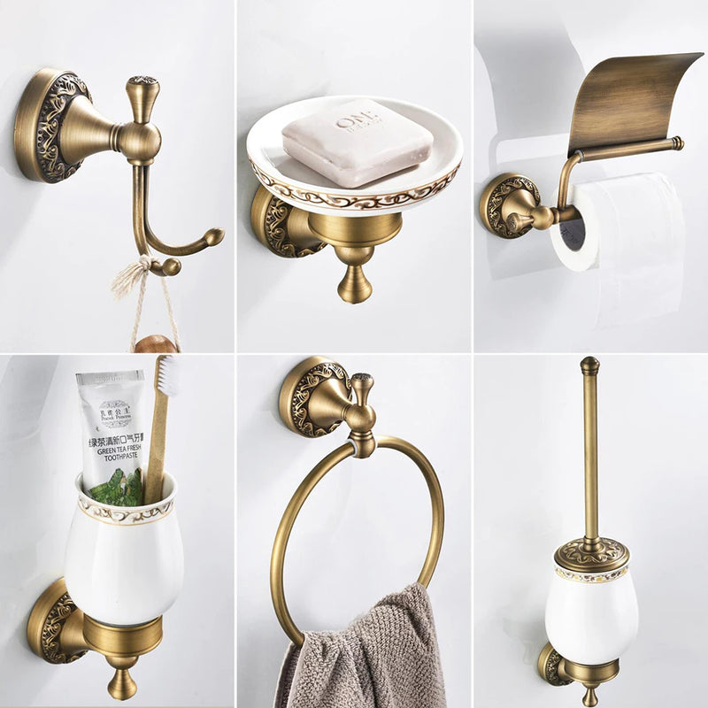 Acessórios luxuosos de banheiro